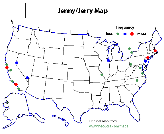 Jenny/Jerry Map