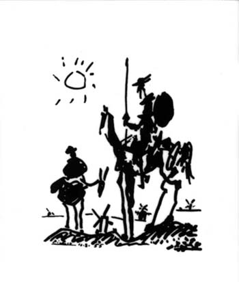 Don Quijote by Picasso
